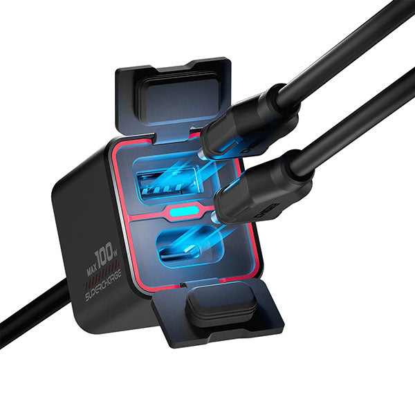 CHIGEE TR100 Motorcycle Two-Way Quick Charger